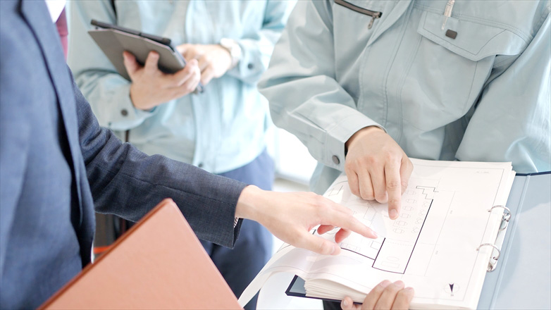 作業打ち合わせイメージ